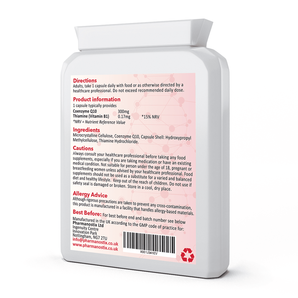 CoEnzyme Q10 Plus (300mg) Capsules - Rooted in Magic Over 50s