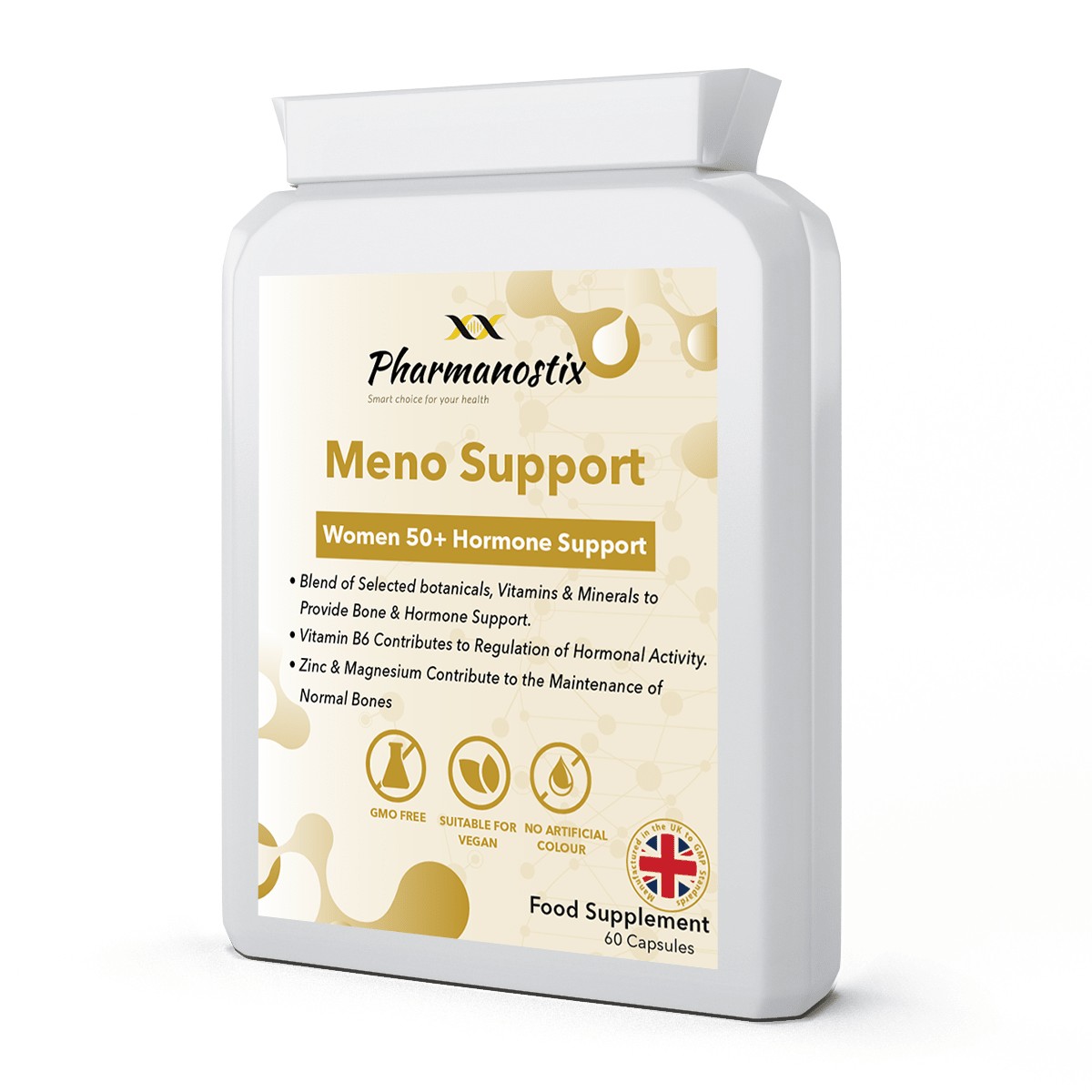 Meno-Support Women 50+ Bone and Hormone Support 60 Capsules - Rooted in Magic Over 50s