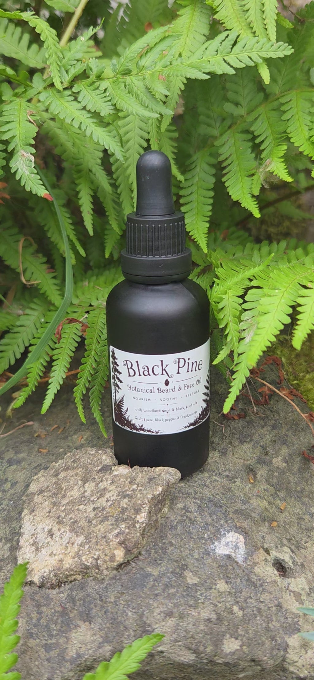 Black Pine Beard & Face Oil 20ml