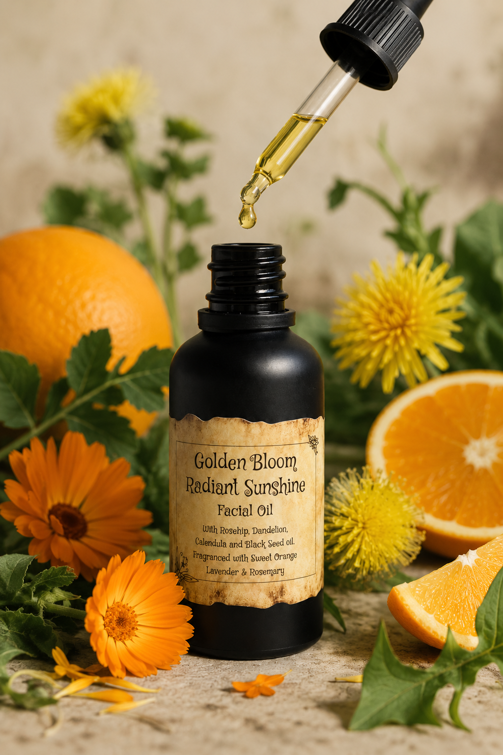 Golden Bloom Radiant Sunshine Oil